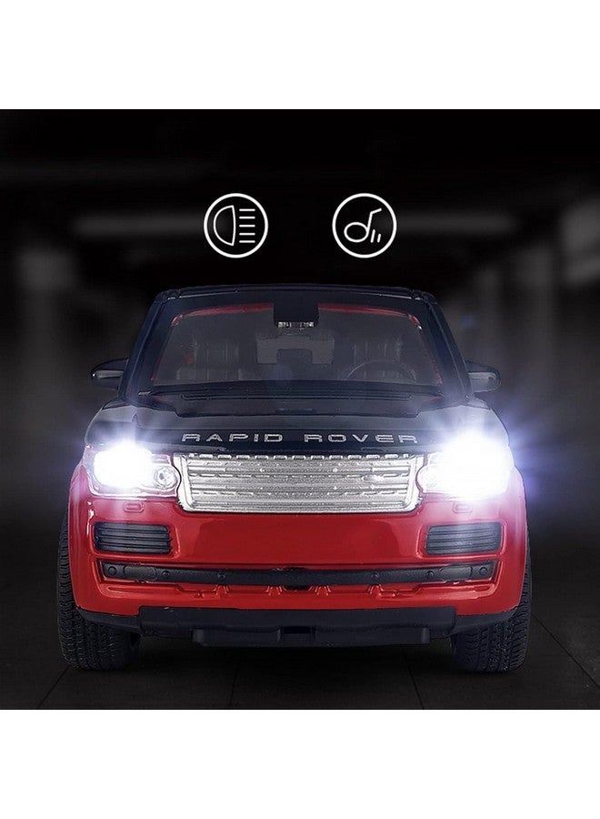 IXORA Ixora Alloy Metal Pull Back Diecast Car Scale Model Metal Pullback Toy Car with Openable Doors & Light, Music for Gift,Party Decorations Toy (1/32 Range Rover Sport - White) - Image 2