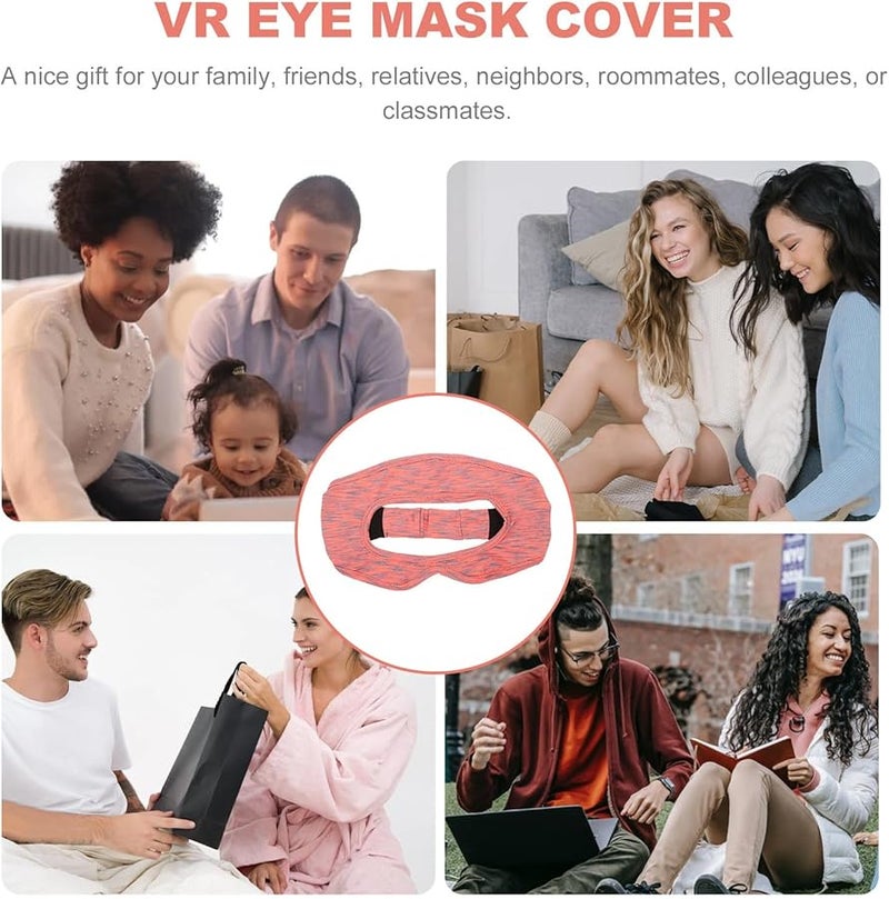 Polyester VR Headset Eye Mask Cover Breathable Sweat Band Lightweight Washable Reusable - Image 4