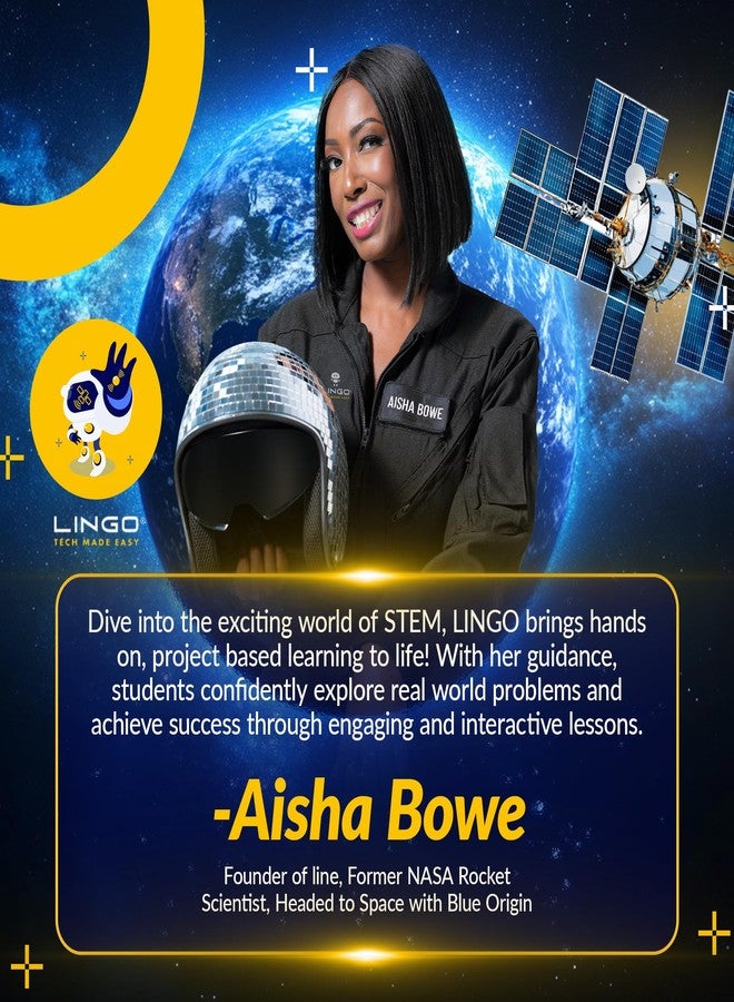 LINGO Earth Observer STEM Coding Kit - Build & Code Your Own Satellite to Monitor Earth's Climate from Space - Science Kits for Ages 13+ Years for Birthdays & Holidays - Image 2