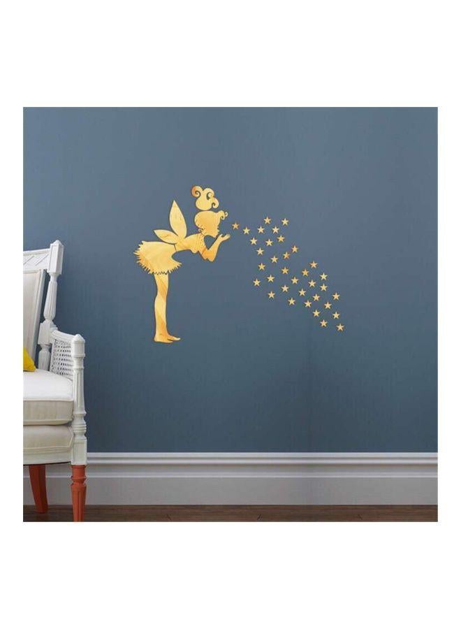 Sharpdo Mirror Style Wall Sticker Gold 51x80centimeter - Image 2