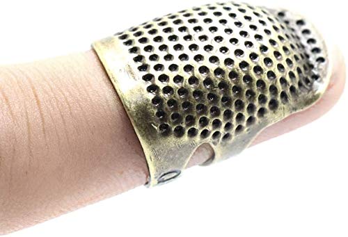 Krisah Combo of Self Threading Needles(Pack of 12) & Brass Thimble (1, Medium) - Image 5