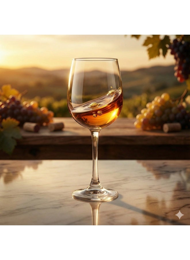 Paşabahçe Pasabahce Casual Stemware 370cc – 3-Piece Wine Glass Set ST - Image 1