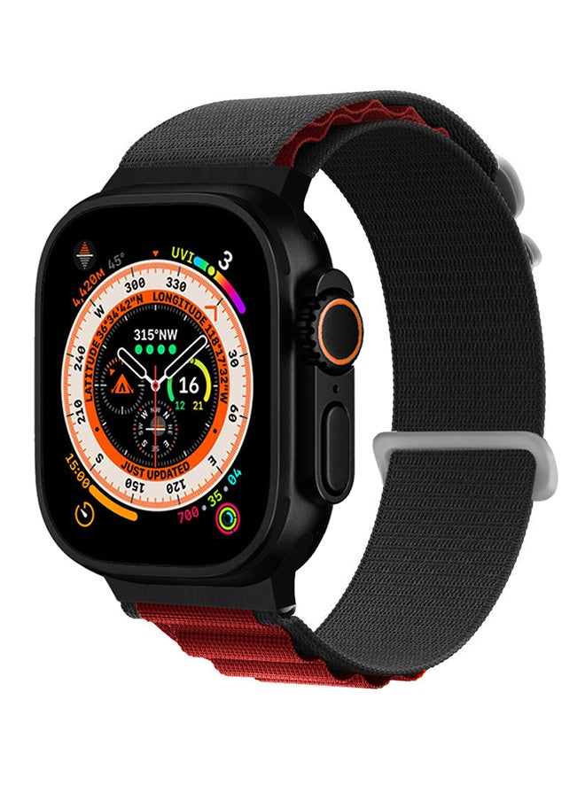 Generic Alpine Loop Band For Apple Watch Band 49mm/45mm/44mm/42mm Nylon Woven Sport Strap Compatible with iWatch Series Ultra2/Ultra/8/7/SE/6/5/4/3/2/1 Adjustable Strap  - Image 2