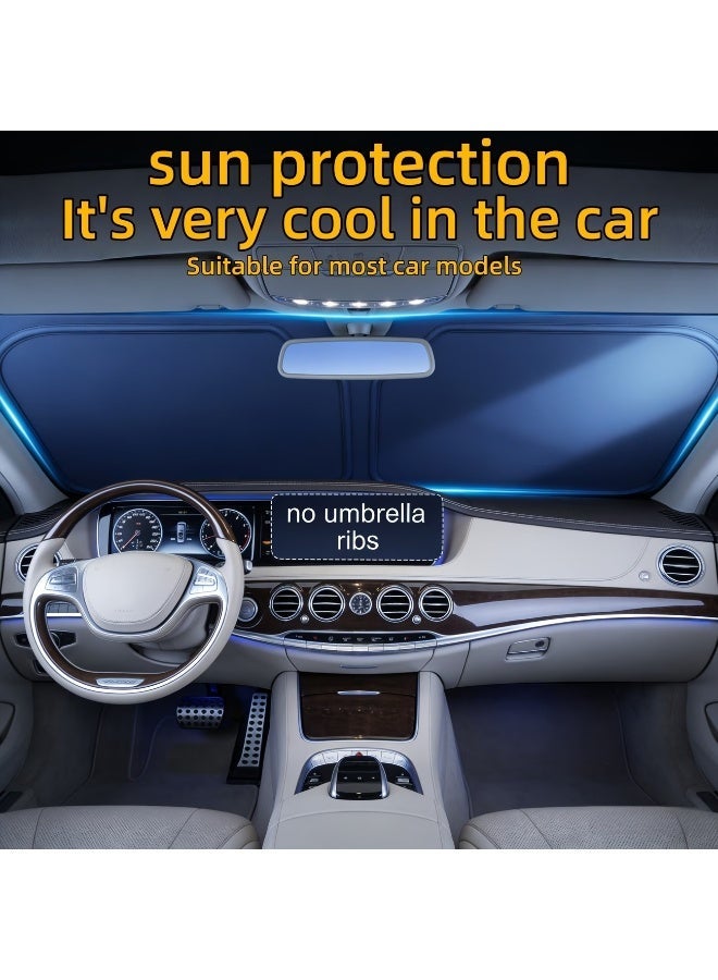 Halloween Car Windshield Sunshade – Front Window Heat Insulation Cover, Foldable UV Protection Sun Visor Curtain for Cars, Keeps Interior Cool & Private - Image 3