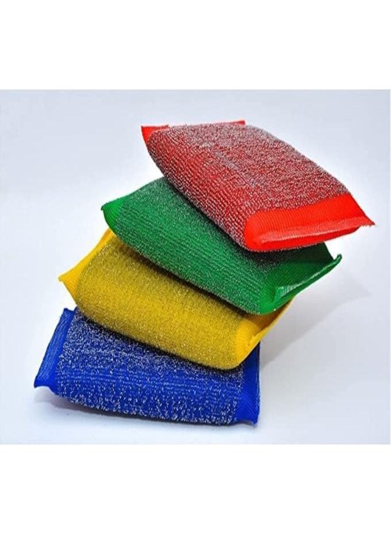 Smart Loofah For Dishes, Dishes, And Wire 4 Pieces - Color may vary - Image 1