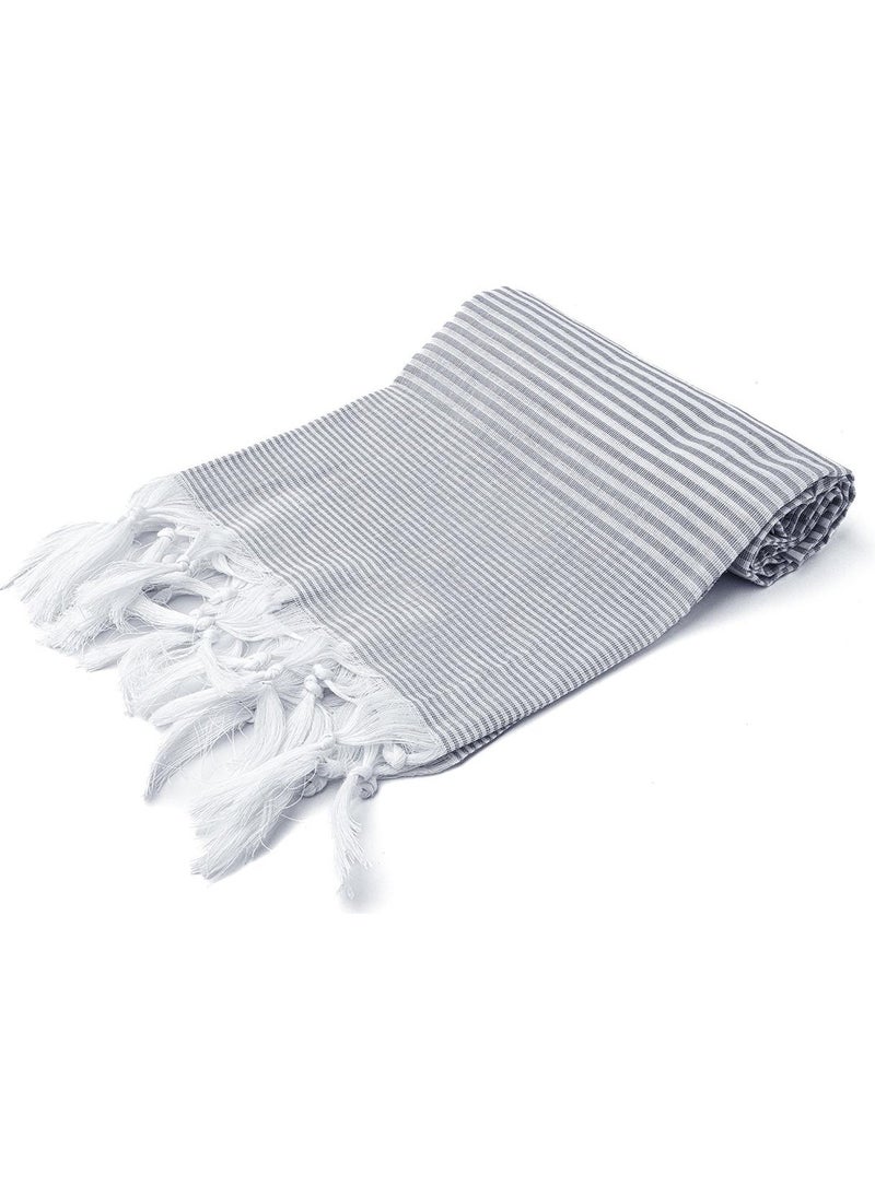 Soley - | Stripe | 100% Natural Cotton Peshtemal - Image 1