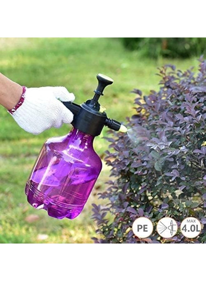 YULAN Portable Pressure Garden Spray Bottle Plant Irrigation Watering Can Sprayer 3L - Image 3