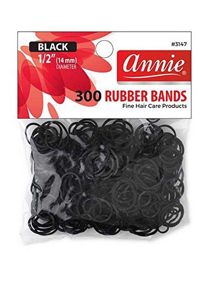 Annie 300 شريط مطاطي صغير مقاس واحد 1/2 بوصة أسود - Image 3