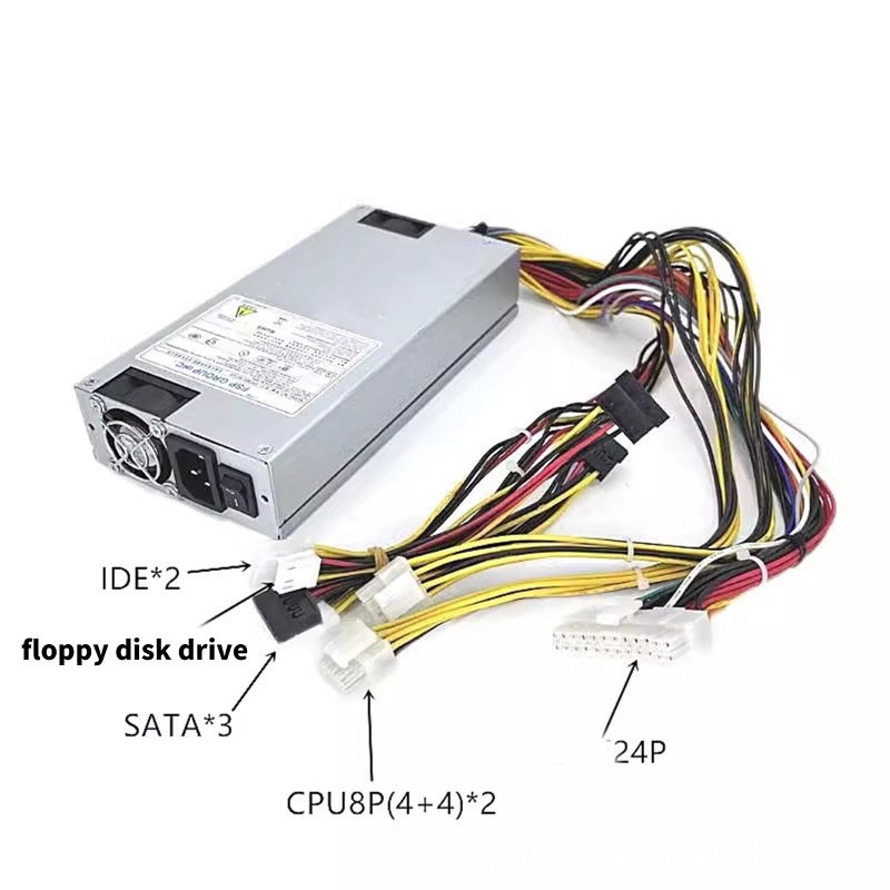 FSP350 250W 300W 350W مزود طاقة لأجهزة الكمبيوتر 1U صغيرة الحجم مع موصلات 8Pin مزدوجة - Image 4