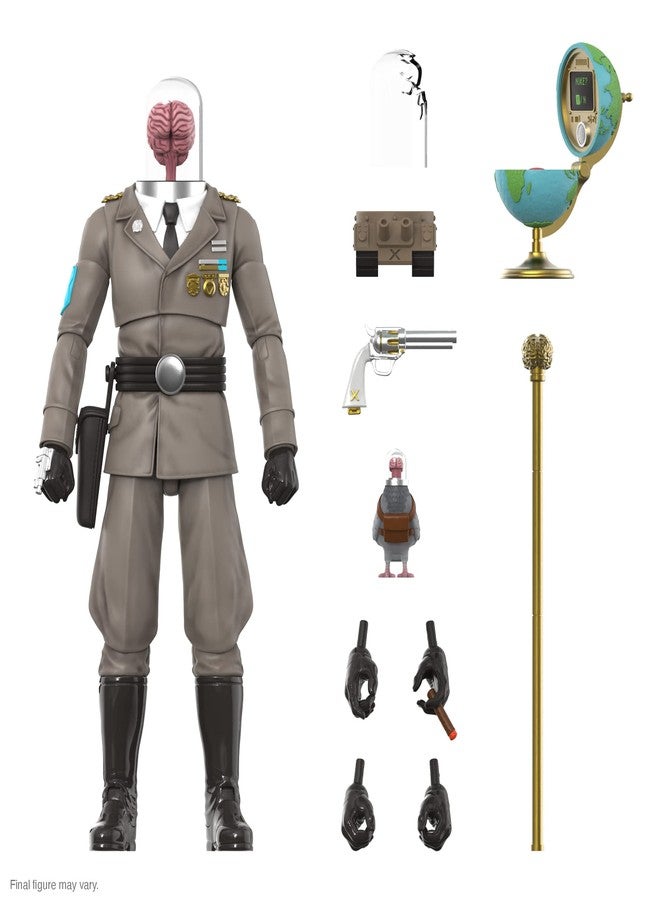 Super7 ULTIMATES! The Worst Cortex Commander - 7" The Worst Action Figure with Accessories Collectibles and Retro Toys - Image 1