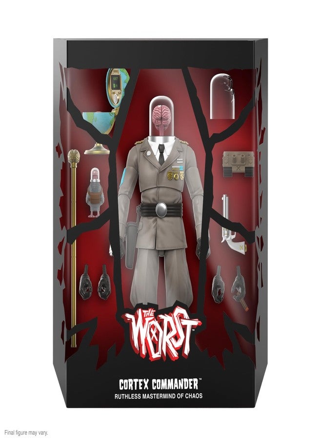Super7 ULTIMATES! The Worst Cortex Commander - 7" The Worst Action Figure with Accessories Collectibles and Retro Toys - Image 2