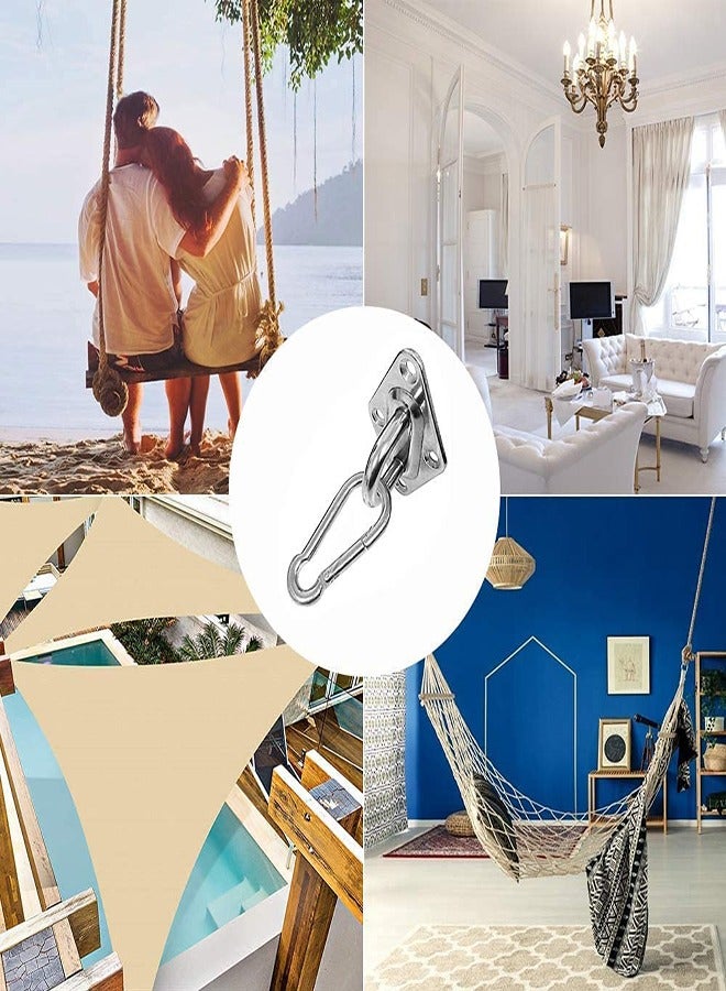 Barakah Shade Sail Hardware Kit 24pcs, 304 Stainless Steel Sunshades Canopy Installation Kit for Install Rectangle & Triangle Shade Sails Deck Garden Lawn Patio Outdoor Metal Sail Shade Hardware (6' ) - Image 5