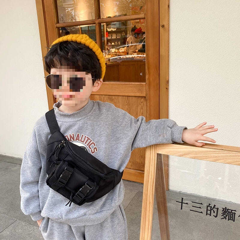 Children'S Chest Bag, Boy'S Handsome Korean Style Crossbody Bag, Casual And Versatile Girl'S Waist Bag, Baby'S Outing Coin Shoulder Bag - Image 3