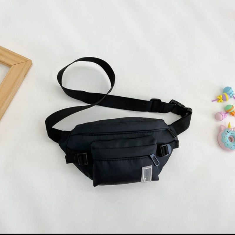 Children'S Chest Bag, Boy'S Handsome Korean Style Crossbody Bag, Casual And Versatile Girl'S Waist Bag, Baby'S Outing Coin Shoulder Bag - Image 1