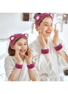 3 Piece Pink Bear Ears Headband Set - Elastic Headband, Wristband For Women, Girls Wash Face, Skincare, Shower - pzsku/Z7EA54589790990DB17B8Z/45/_/1735567036/f8aa64df-c3a3-4f13-8e3e-a56ba44fffd4