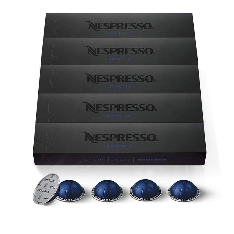Nespresso Diavolitto Coffee Capsules 40ml Pack of 10 - Image 3