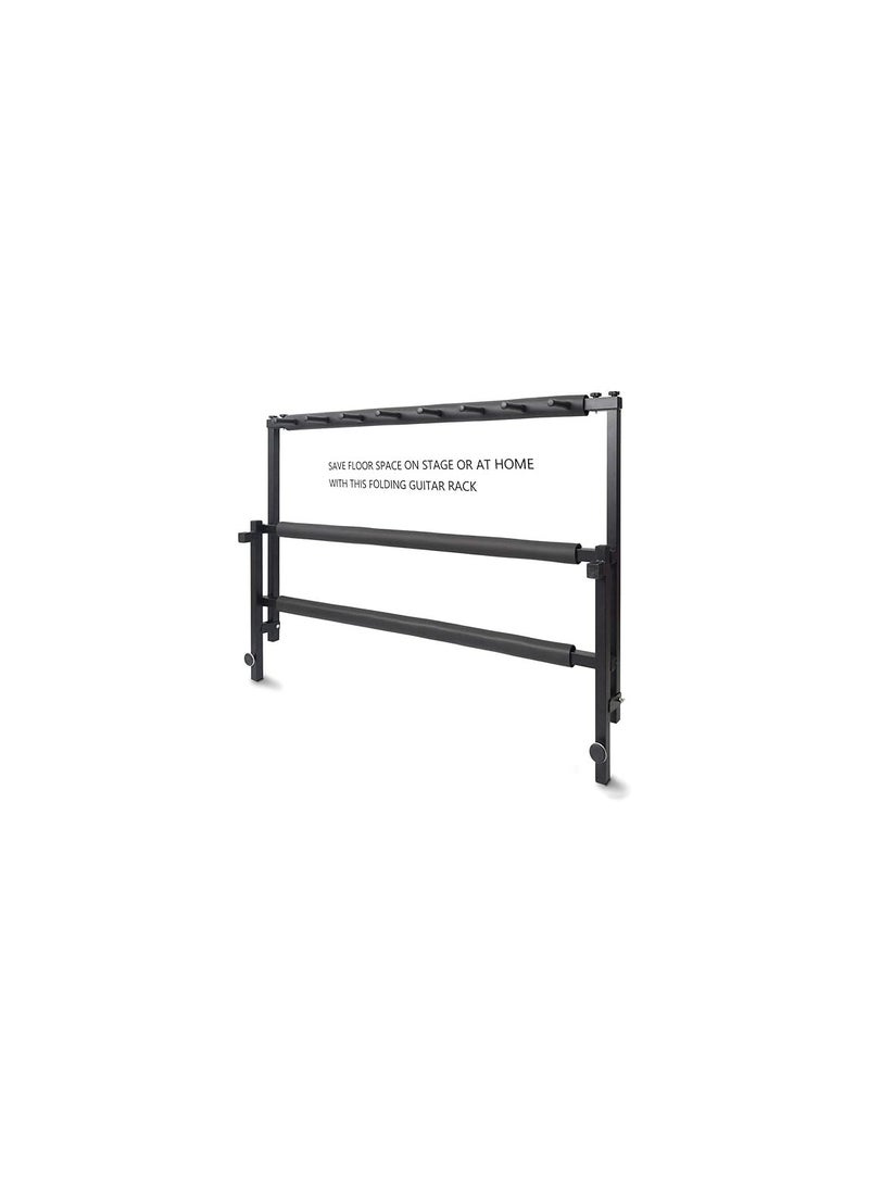 Megarya - Guitar Bass Stand for Multiple Guitars Display Foldable Rack (7-Space) - Image 1