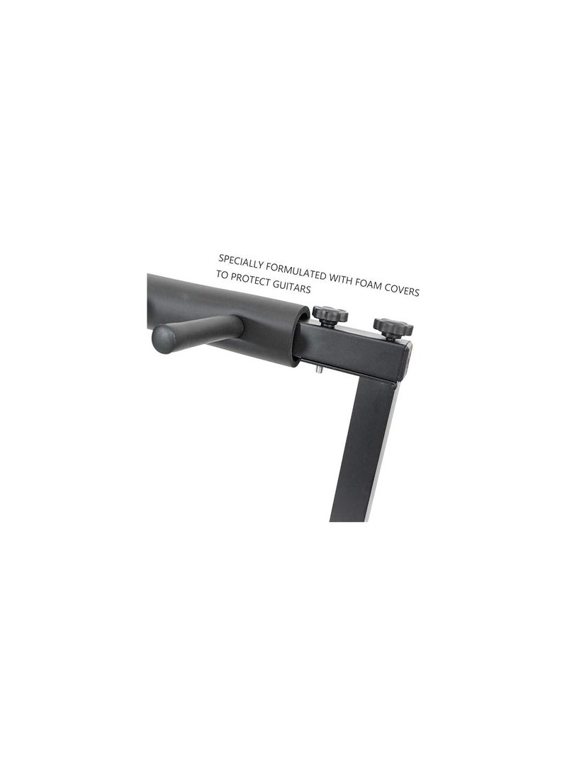 Megarya - Guitar Bass Stand for Multiple Guitars Display Foldable Rack (7-Space) - Image 1