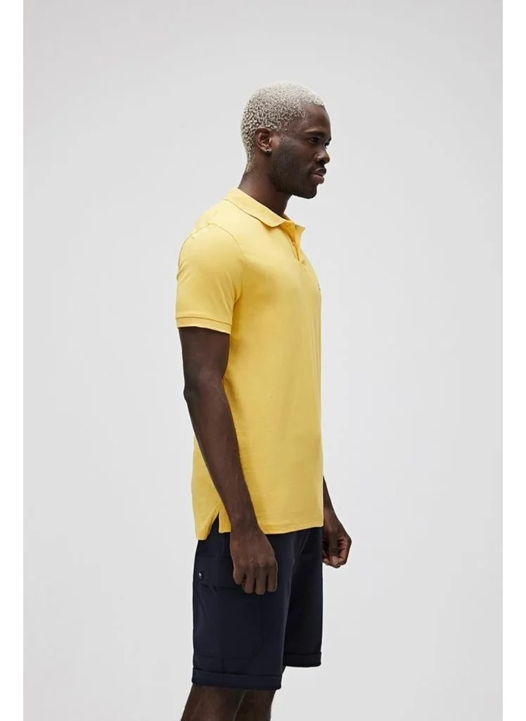 Bad Bear Men's Mustard Polo T-Shirt