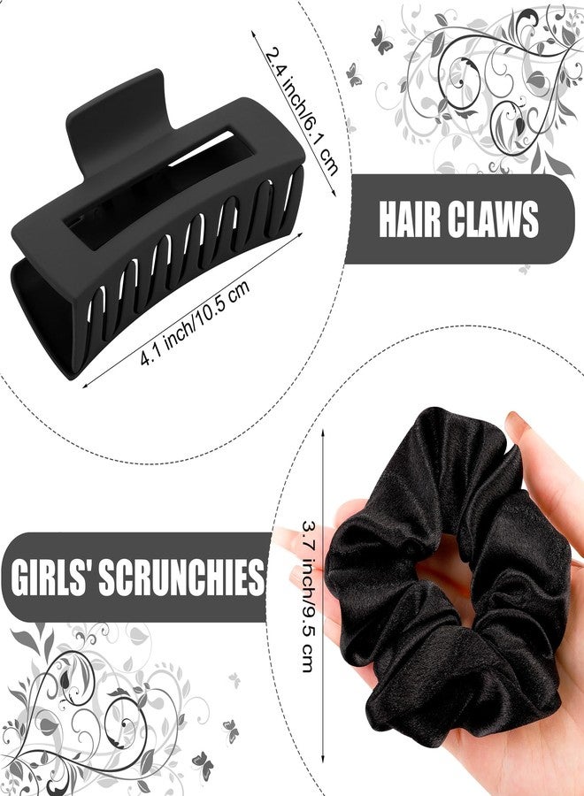 إلكوهو مجموعة إلكوهو من 48 قطعة من ربطات الشعر لوصيفات العروس، هدايا مميزة لحفلات توديع العزوبية، تتضمن ربطات شعر، مشابك شعر، أمشاط على شكل قلب، نظارات شمسية، وهدايا لحفلات ما قبل الزفاف، باللونين الأسود والأبيض. - Image 3