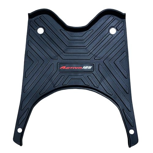 Ramanta Activa 125 Foot Mat Removeable & Washable Floor Board Heavy Duty Floor/Foot Mat Compatible with for Activa 125 (BS4 & BS6) Floor Board Premium Comfort and Durability (1 PC; Black) - Image 1