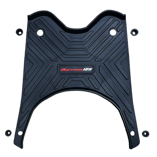 Ramanta Activa 125 Foot Mat Removeable & Washable Floor Board Heavy Duty Floor/Foot Mat Compatible with for Activa 125 (BS4 & BS6) Floor Board Premium Comfort and Durability (1 PC; Black) - Image 2
