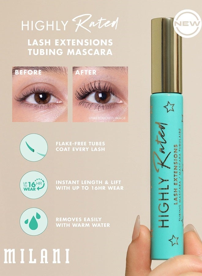 MILANI Highly Rated Lash Extensions Tubing Mascara for Added Length and Lift - Black - As Seen on Tik Tok - Image 4