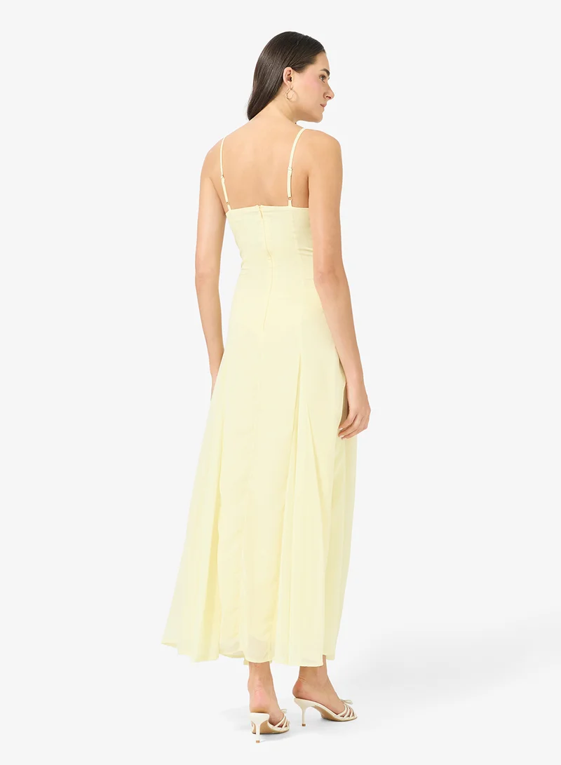 جينجر فستان حورية البحر بصديري كورست بحمالات