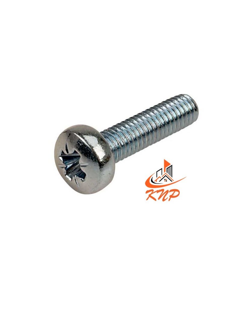 KNP KNP Pan Head Machine Screws - Pack of 200 (M6 x 30mm) - Image 2