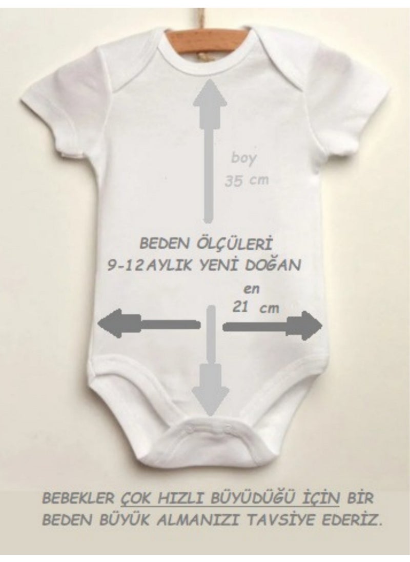 Harmandar - I Was Circumcised First Step Towards Manhood Printed Snap Organic Cotton Baby Bodysuit - Image 1