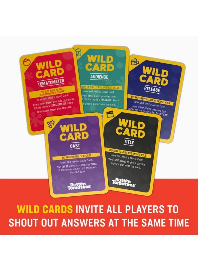 CRYPTOZOIC ENTERTAINMENT Cryptozoic Entertainment Rotten Tomatoes: The Card Game | Party Game for Movie Fans | 2-20 Players - Image 5