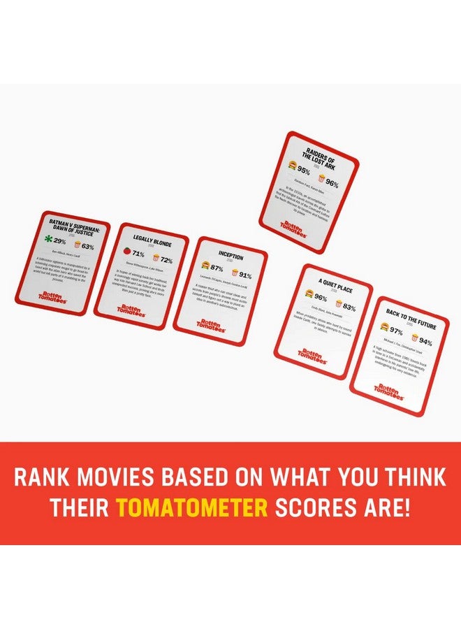 CRYPTOZOIC ENTERTAINMENT Cryptozoic Entertainment Rotten Tomatoes: The Card Game | Party Game for Movie Fans | 2-20 Players - Image 3