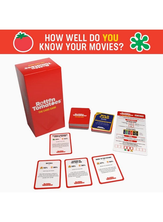 CRYPTOZOIC ENTERTAINMENT Cryptozoic Entertainment Rotten Tomatoes: The Card Game | Party Game for Movie Fans | 2-20 Players - Image 2