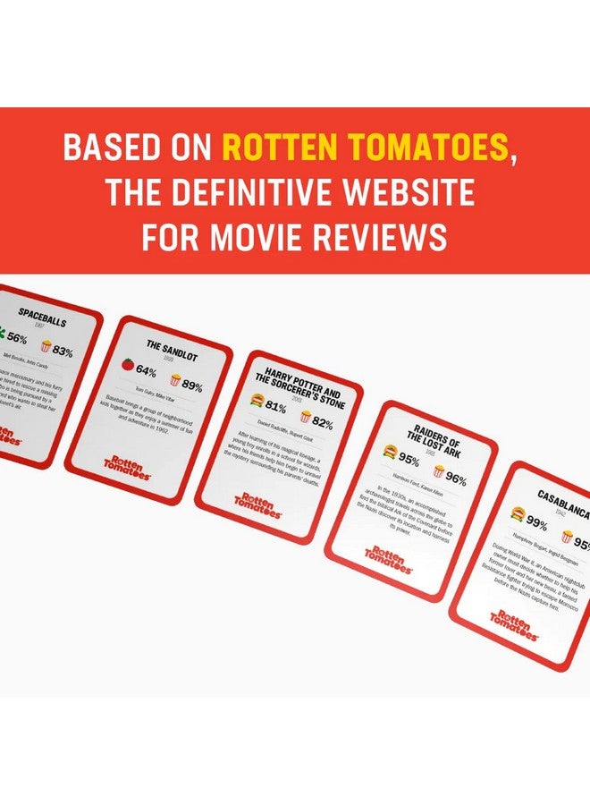 CRYPTOZOIC ENTERTAINMENT Cryptozoic Entertainment Rotten Tomatoes: The Card Game | Party Game for Movie Fans | 2-20 Players - Image 4