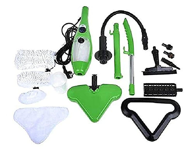 Other Steam Mop X5 - Green, 0.38L, 10Min Steam, 3Bar Pressure - Sealed Hard Floors (Tile, Laminate, Vinyl) - Modern Upright Design