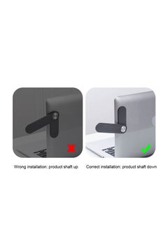 Smart Magnetic Moving Mobile Holder on Laptop or Car - Grey  - Image 4