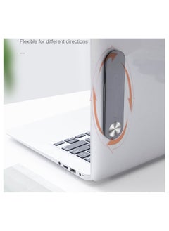 Smart Magnetic Moving Mobile Holder on Laptop or Car - Grey  - Image 3