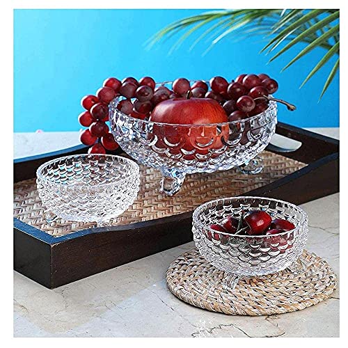 MARTVIA Glass Serving Bowls 3.5 Inch Set of 6 for Kitchen,Salads Bowls, Dipping Bowls, Serving Bowl for Snack, Spices, Dipping, Creams, Salads, Dessert, Rice, Microwave Safe (MTR-BG12) - Image 3