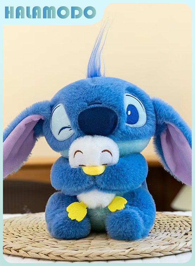 HALAMODO Stitch with Duck Plush Toy, 30cm Doll Decoration, Premium Birthday Gift, Desktop Bedroom Living Room Decor, Great Office Stress Relief Doll  - Image 2