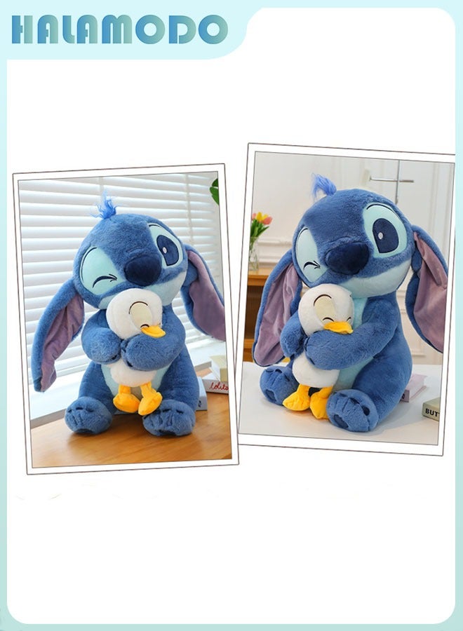HALAMODO Stitch with Duck Plush Toy, 30cm Doll Decoration, Premium Birthday Gift, Desktop Bedroom Living Room Decor, Great Office Stress Relief Doll  - Image 3