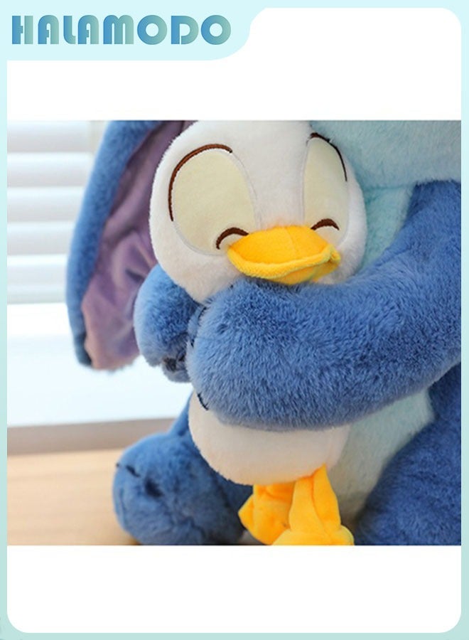 HALAMODO Stitch with Duck Plush Toy, 30cm Doll Decoration, Premium Birthday Gift, Desktop Bedroom Living Room Decor, Great Office Stress Relief Doll  - Image 5