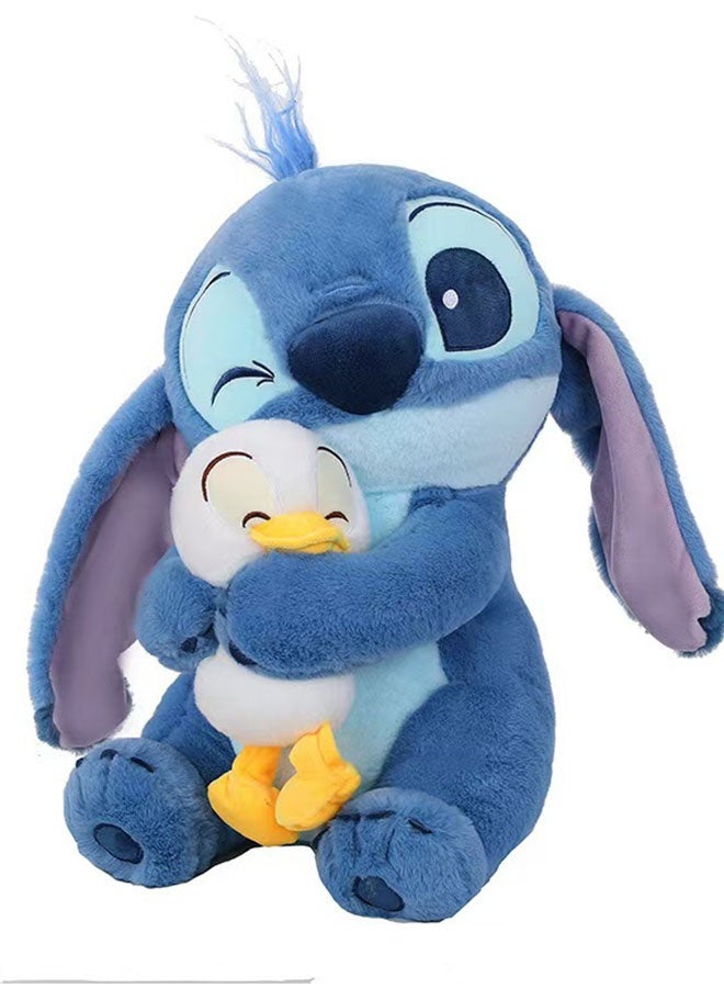 Stitch with Duck Plush Toy, 30cm Doll Decoration, Premium Birthday Gift, Desktop Bedroom Living Room Decor, Great Office Stress Relief Doll - Image 1