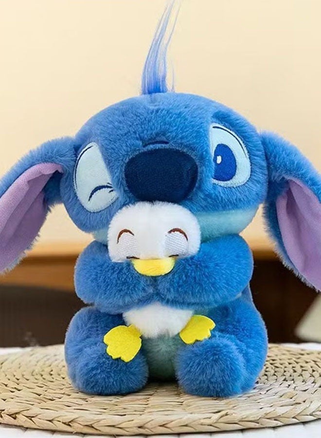 Stitch with Duck Plush Toy, 30cm Doll Decoration, Premium Birthday Gift, Desktop Bedroom Living Room Decor, Great Office Stress Relief Doll - Image 3