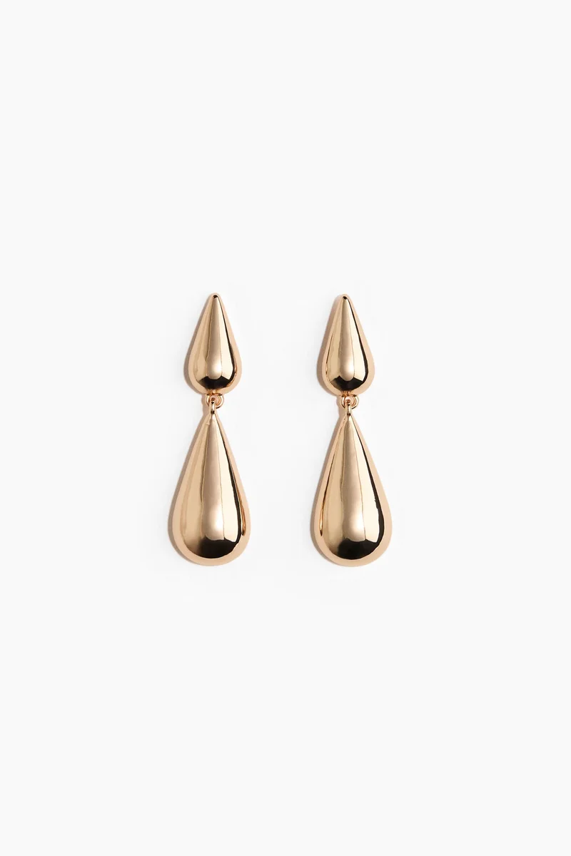 H&M Drop-shaped pendant earrings