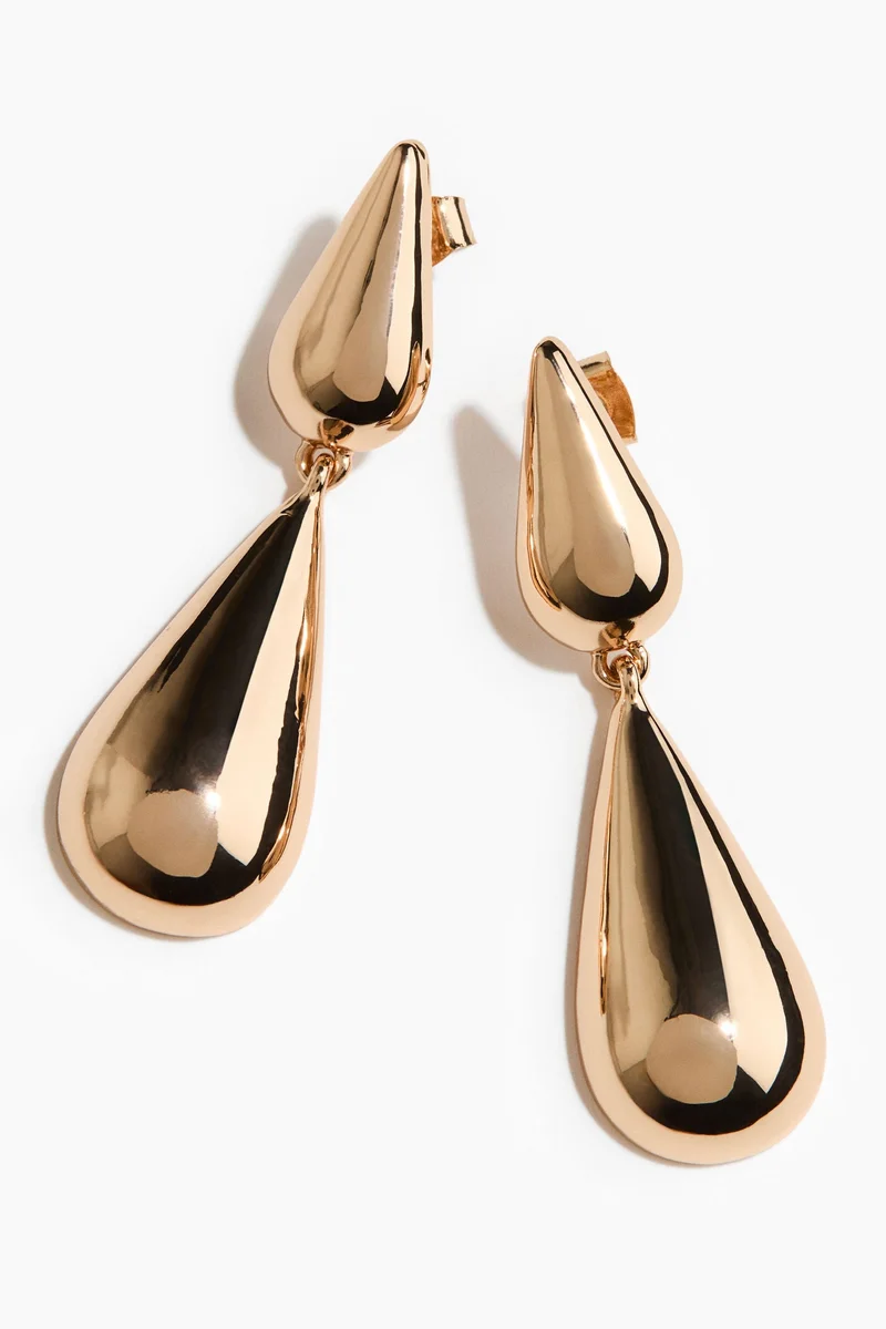 H&M Drop-shaped pendant earrings