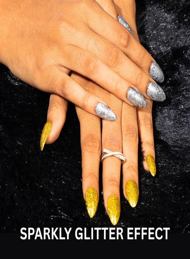 Hexwell Press on Nails 24 Colors 576PCS Almond Shape False Nail For Parties Weeding Office - Medium Length Mixed Color Fake Nails - Image 4