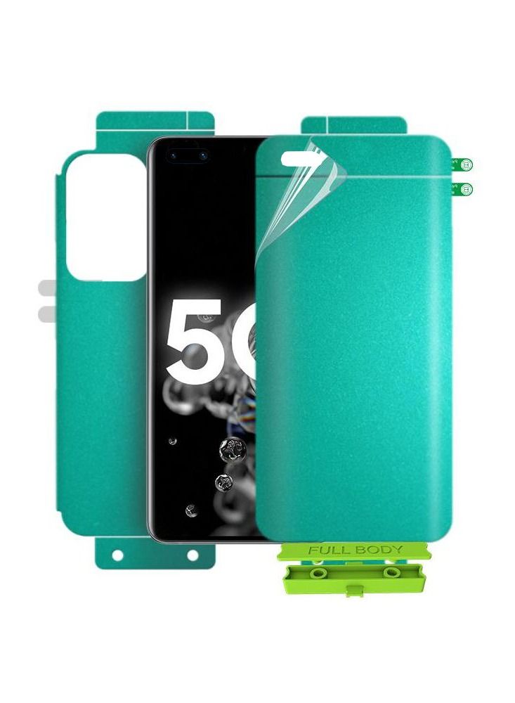 جو-ديز لاصقة حماية للشّاشة 2 في 1 من جيلاتين النانو بتغطية كاملة أمامية وخلفية لهاتف هواوي P40 برو - شفاف - Image 1