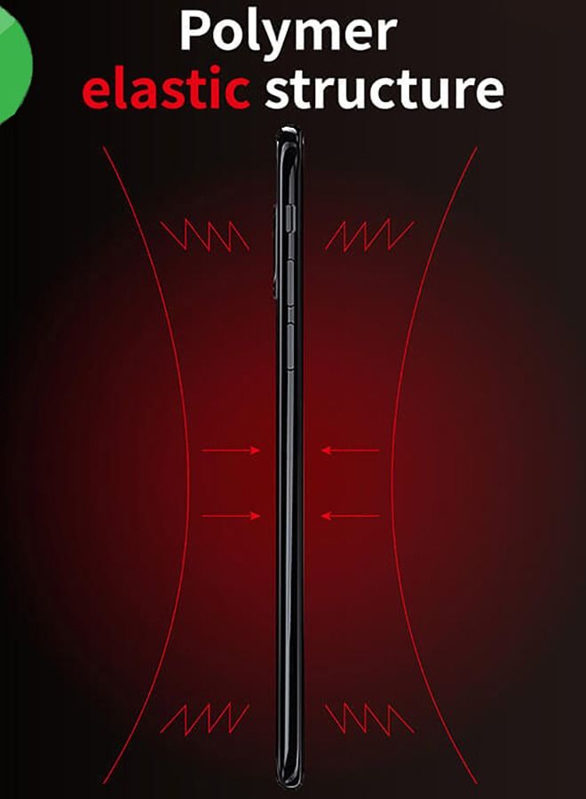 جو-ديز لاصقة حماية للشّاشة 2 في 1 من جيلاتين النانو بتغطية كاملة أمامية وخلفية لهاتف هواوي P40 برو - شفاف - Image 5