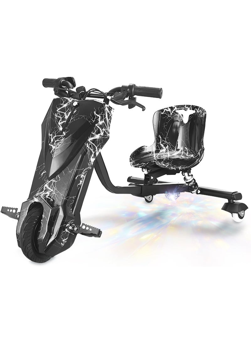 OHAHO Drifting Electric Scooter, Adjustable Mini Drift scooter With 36V Battery, Electric Scooter With Helmet Pad Set, Knee & Elbow Pads for Kids With 3 Speeds(6.5Inch） - Image 1