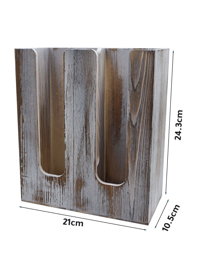 Generic Wooden Coffee Cup Holder – Natural Wood Paper Cup Stand for Home Coffee Corner  - Image 2